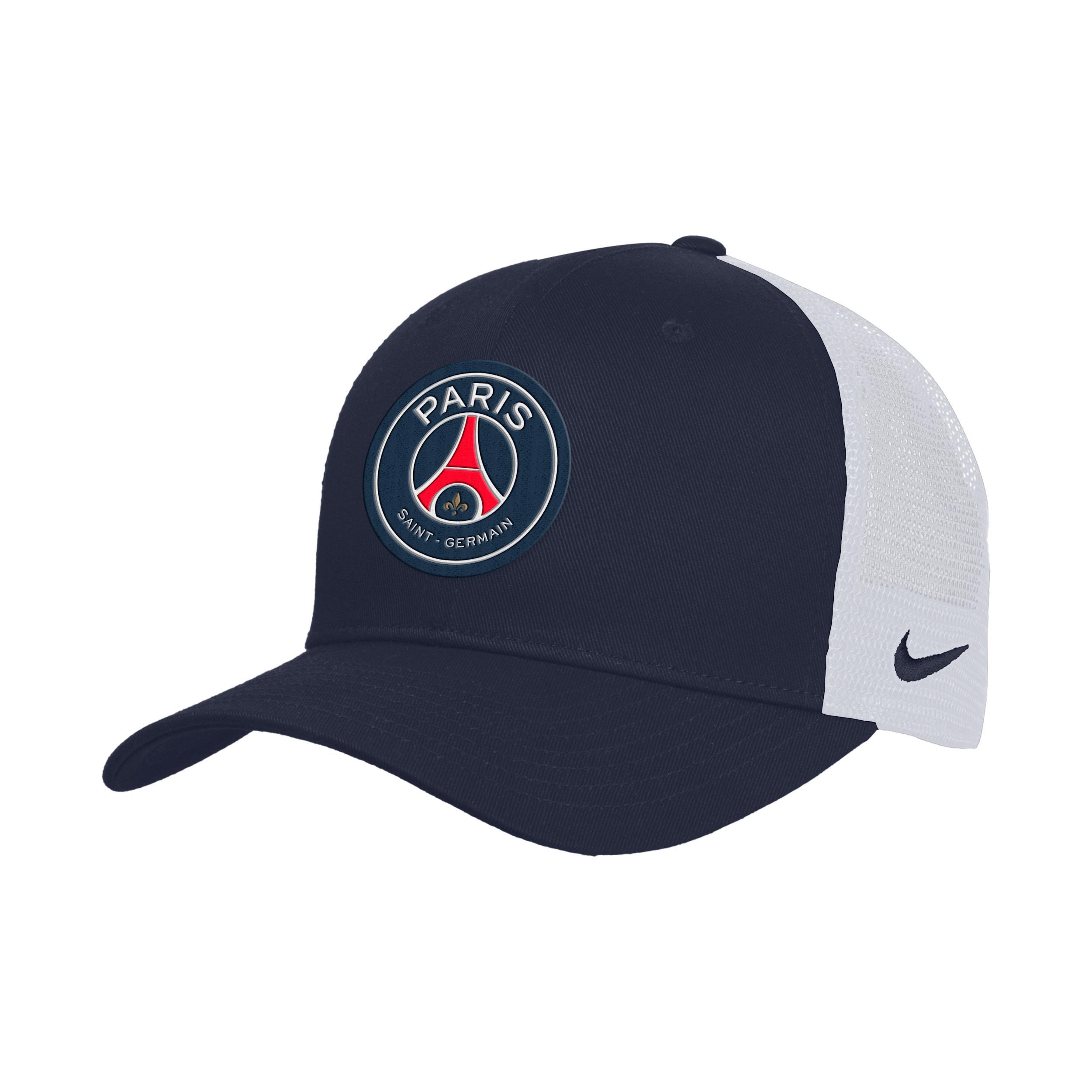 Paris Saint-Germain Rise Nike Soccer Structured Adjustable Trucker Cap Product Image