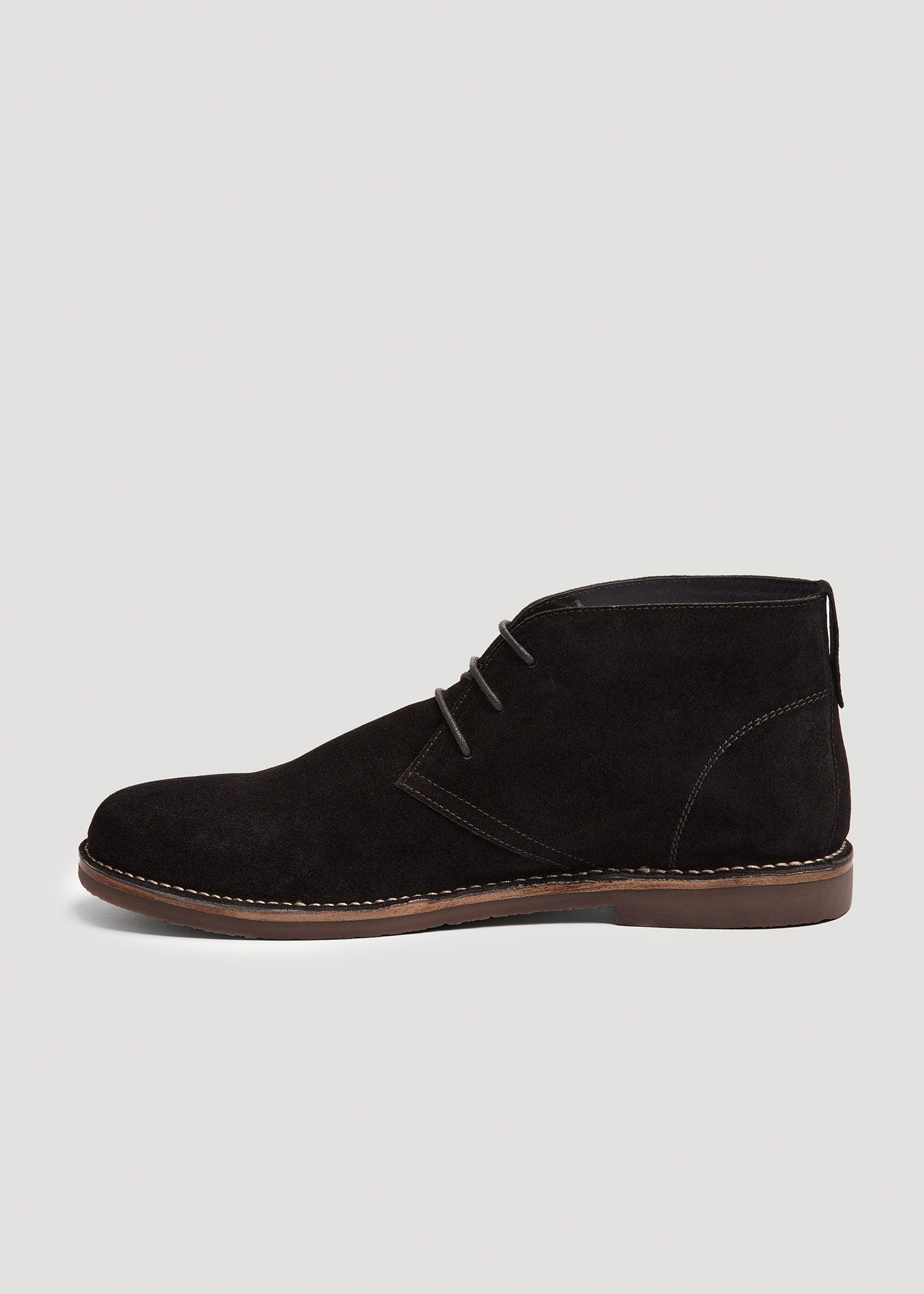 Tall Men's Chukka Boots in Black Product Image