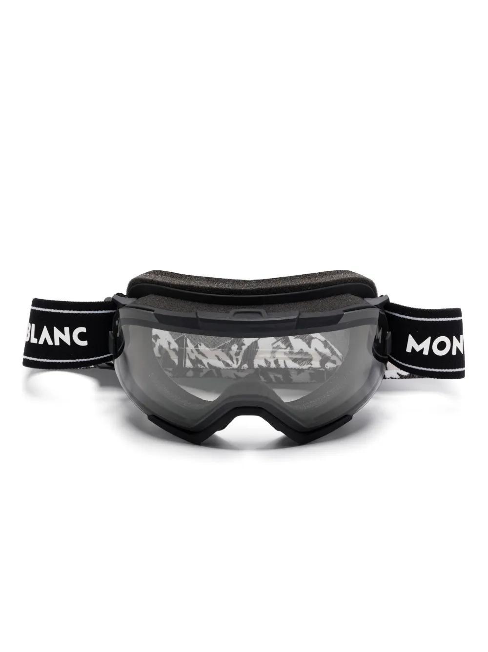 MONTBLANC Logo-print Ski Goggles In Black Product Image