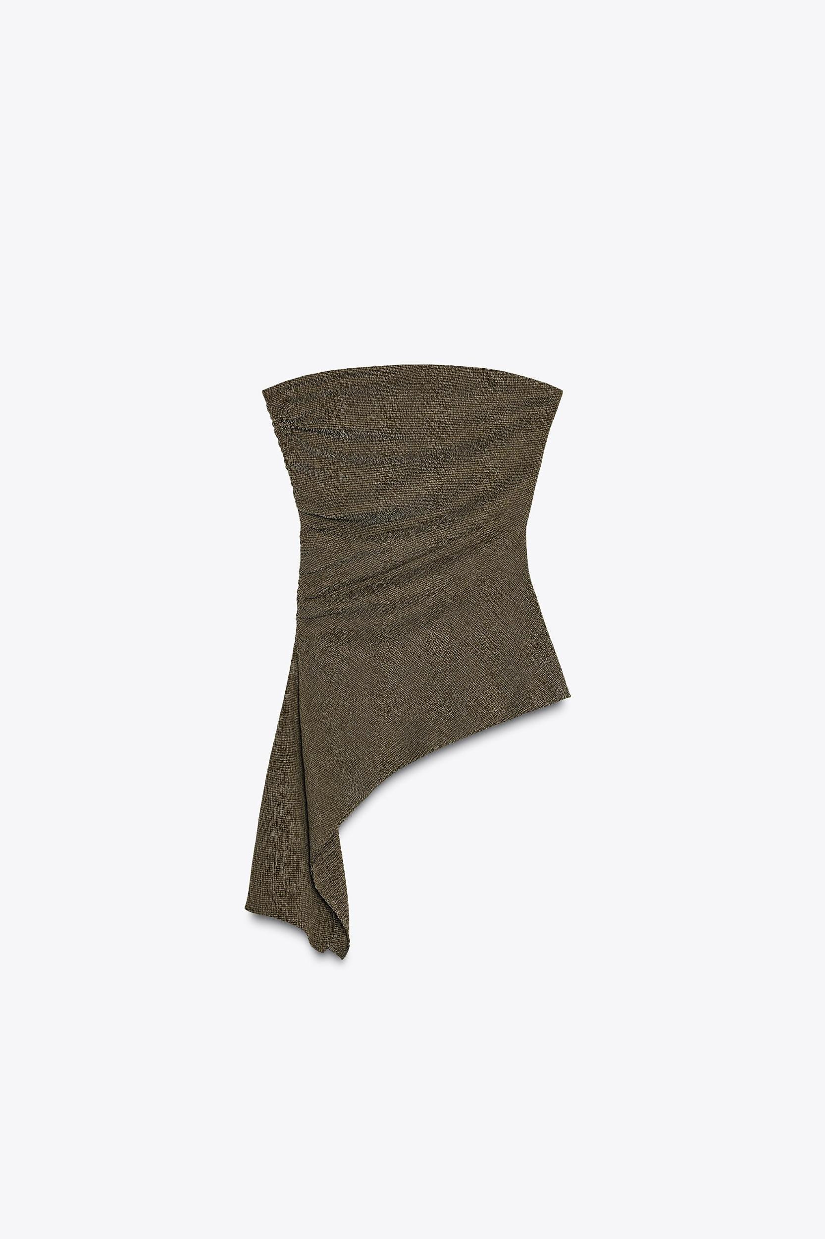 TEXTURED BANDEAU TOP Product Image