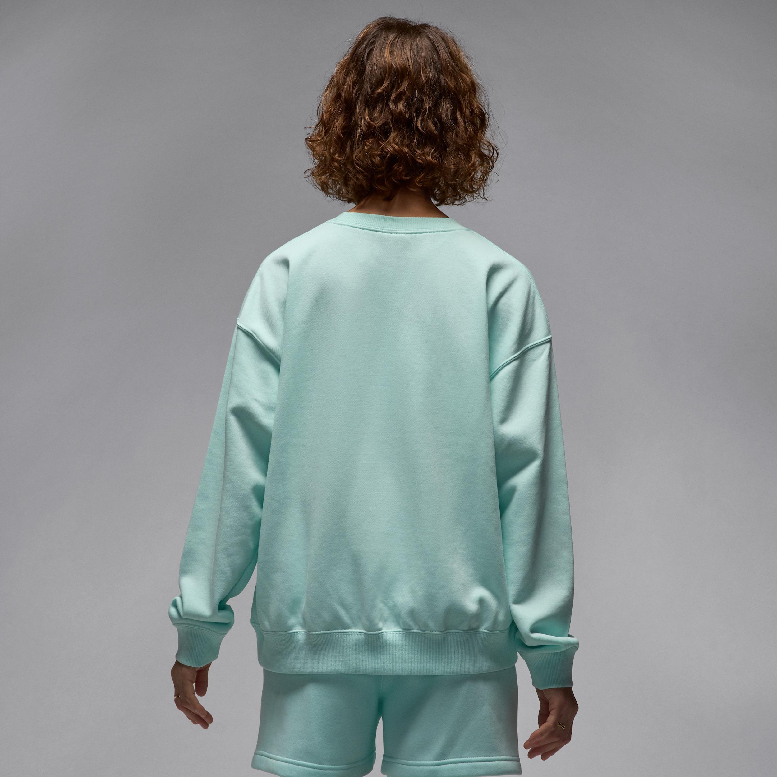 Women's Jordan Brooklyn Fleece French Terry Crew-Neck Sweatshirt Product Image