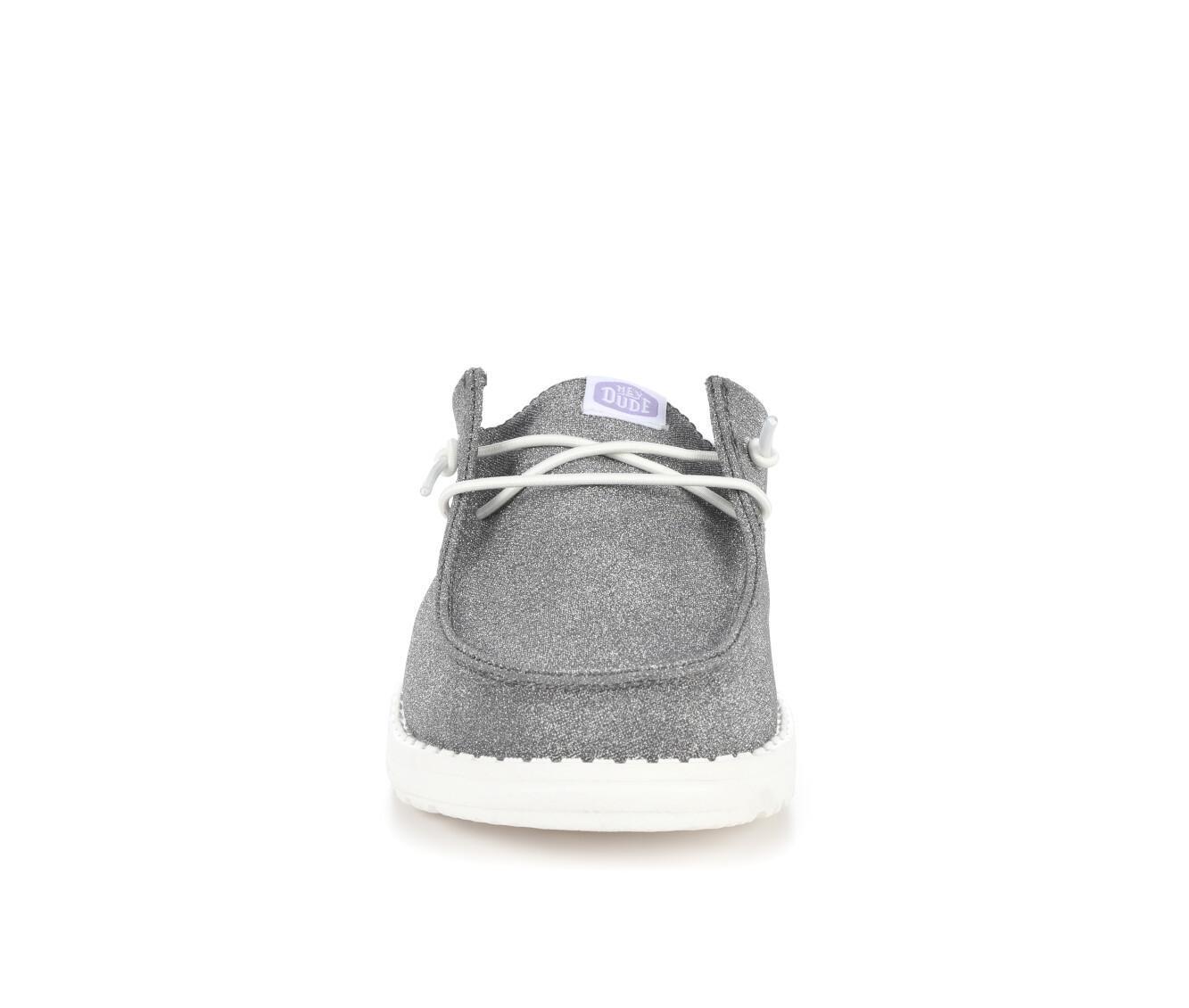Women's HEYDUDE Wendy Slip Metallic Sparkle Casual Shoes Product Image