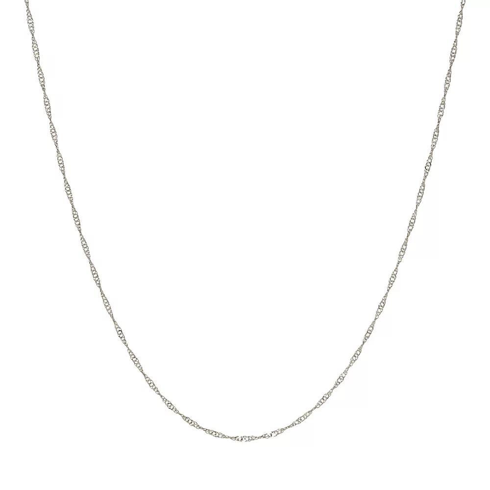 1928 Silver Tone Twisted Design Chain, Women's, Gray Product Image