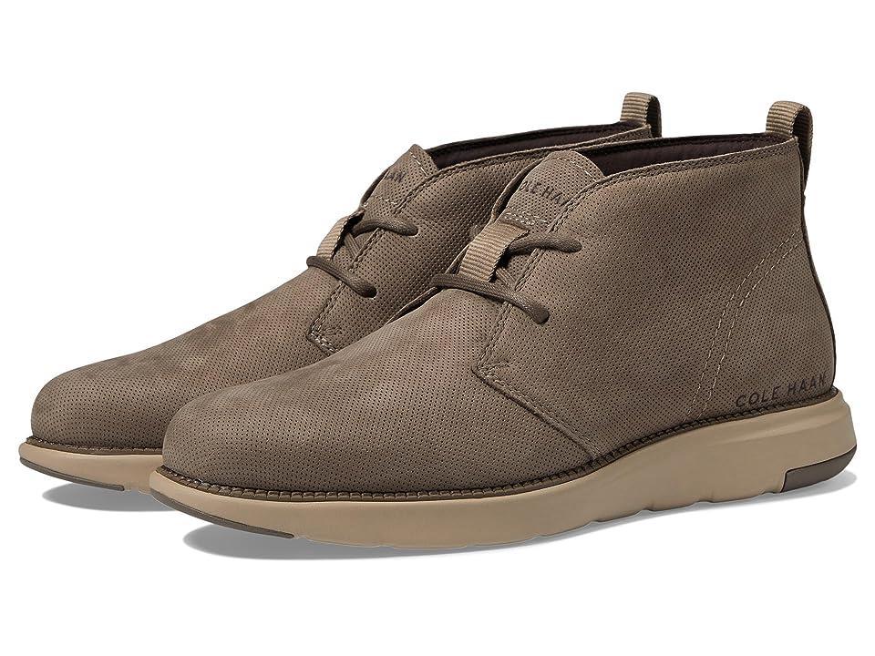 Cole Haan Grand Atlantic Chukka WR (Morel Nubuck Micro Perf) Men's Boots Product Image