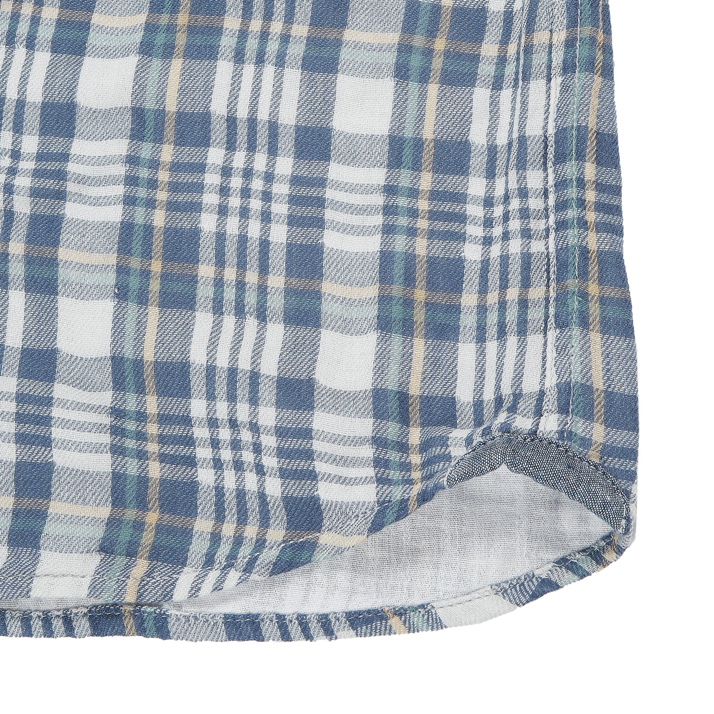 Abercorn Double Cloth Shirt - Blue Gray Plaid (Final Sale)* Product Image