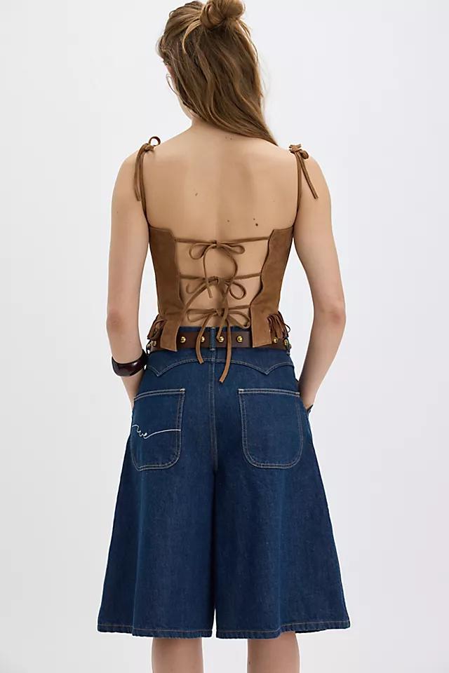 Understated Leather Jones Tie-Up Top Product Image
