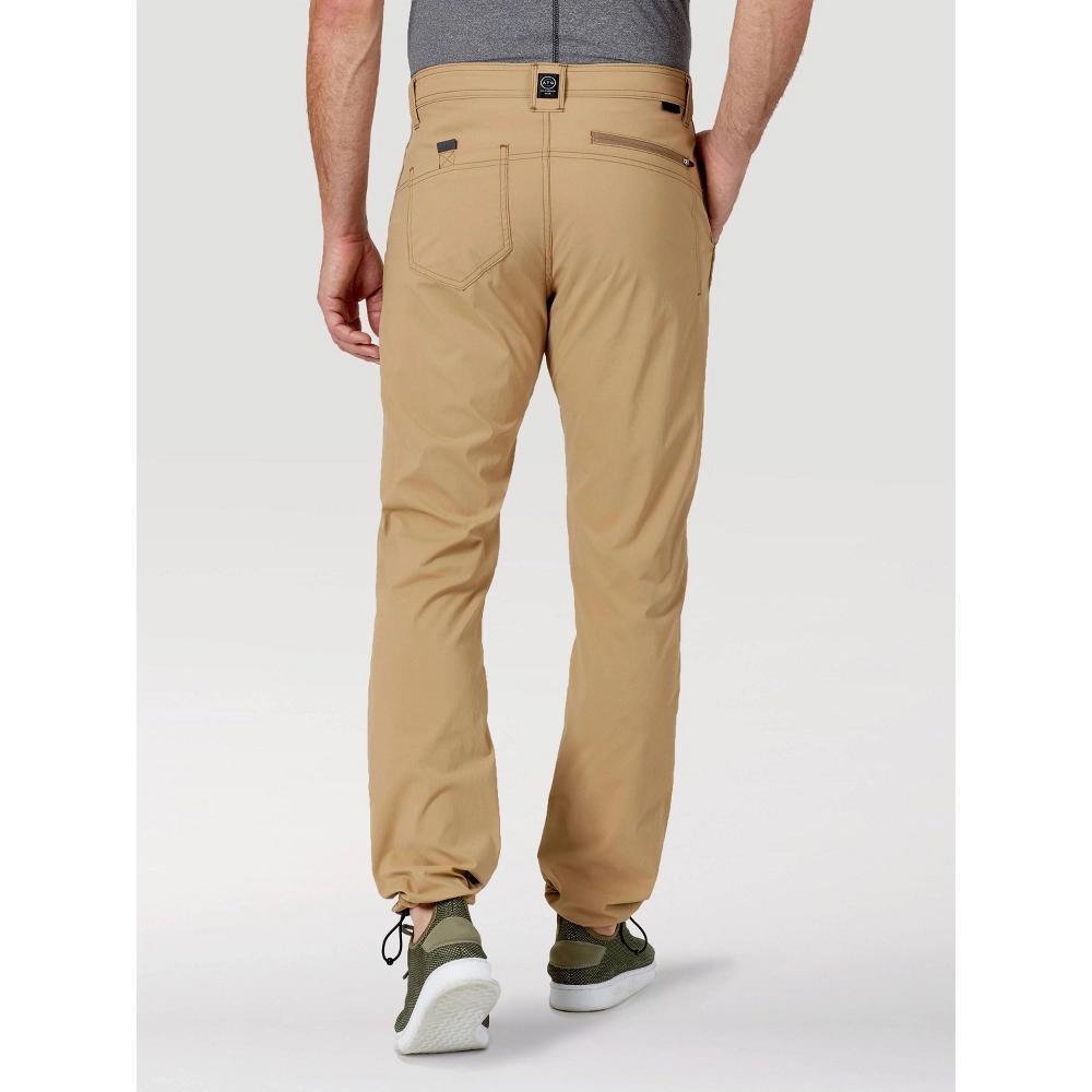 Wrangler Men's ATG Convertible Trail Tapered Jogger Pants - Tiger Brown 38x32: Midweight Nylon-Spandex, Zippered Pocket Product Image