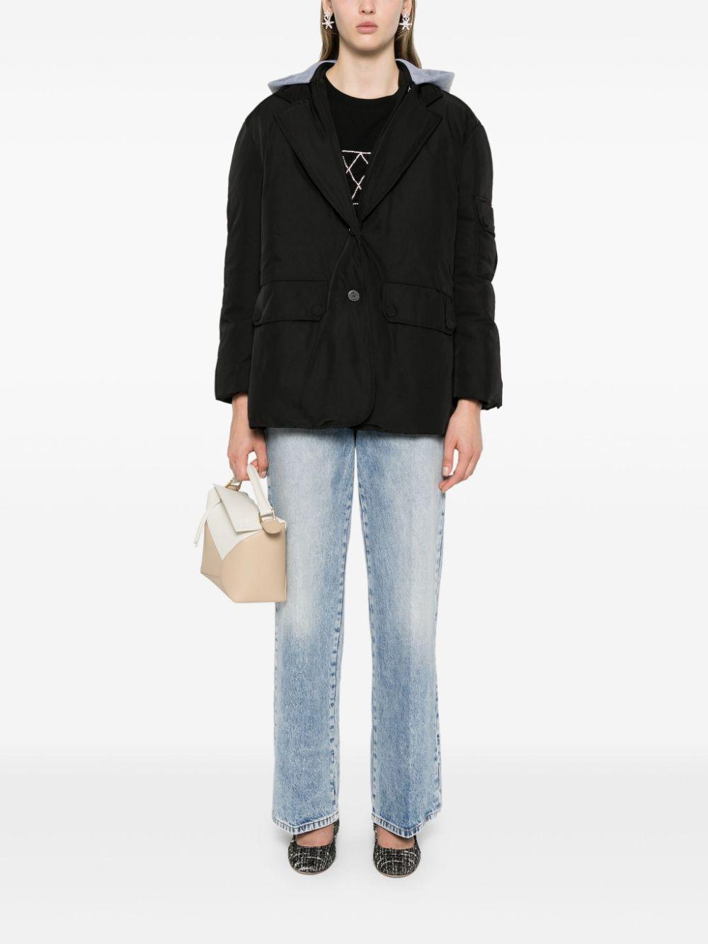 hooded puffer jacket Product Image