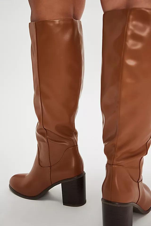 Walk This Way Wide Calf Vegan Slouchy Tall Boots Product Image