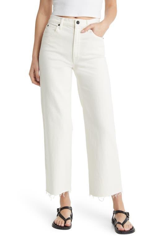 Grace Straight Raw Hem Jeans Product Image