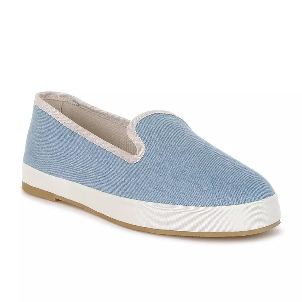 London Rag Palin Women's Slip-On Loafers, Size: 8.5, Light Blue Product Image