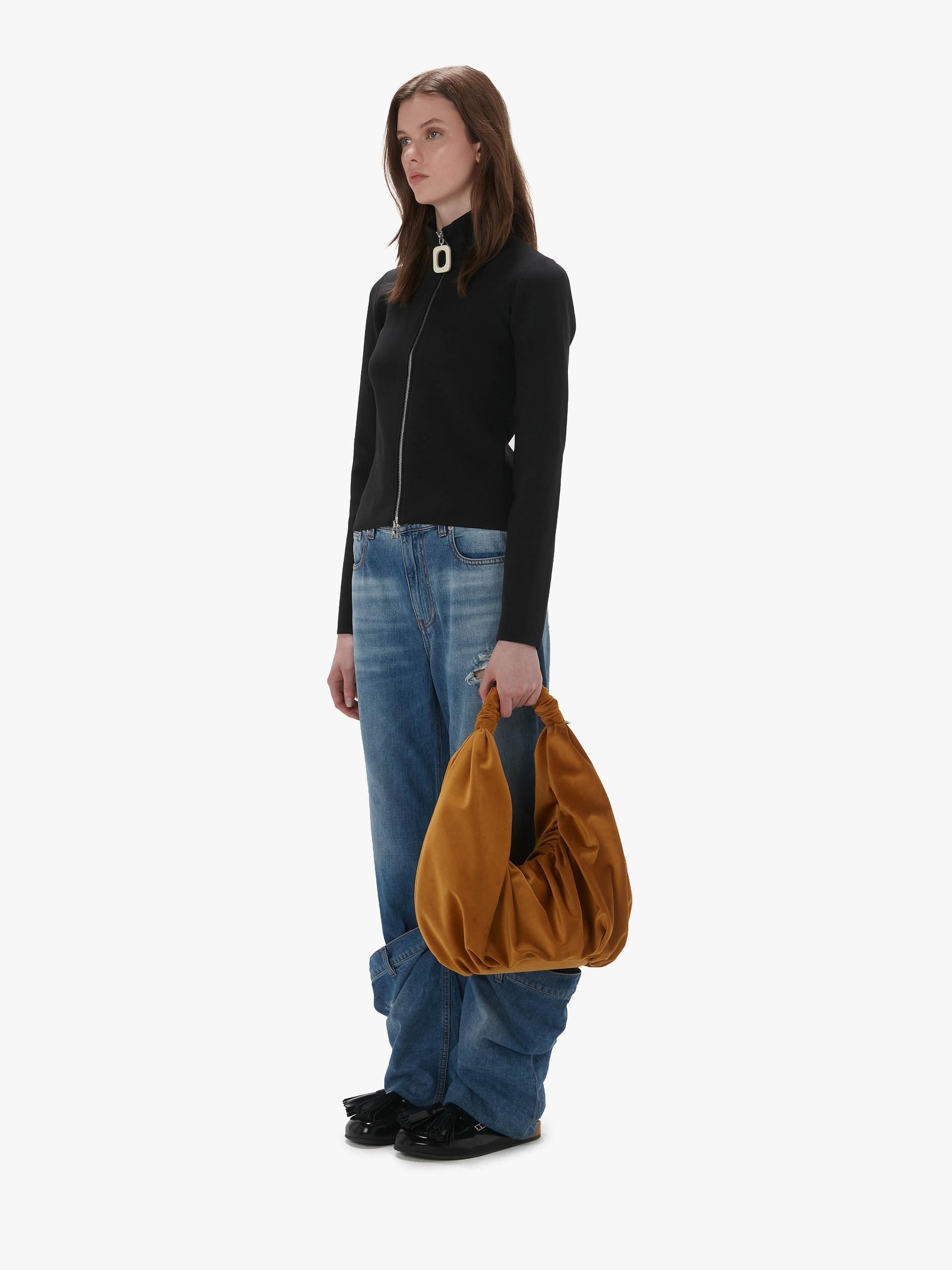 FITTED ZIP UP CARDIGAN Product Image