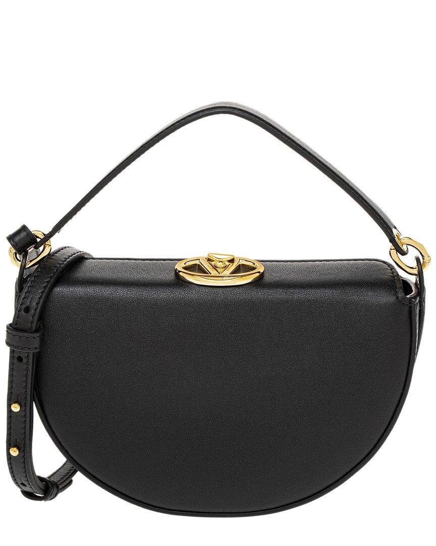 VALENTINO GARAVANI Valentino Vlogo Mini Leather Handbag In Black Product Image