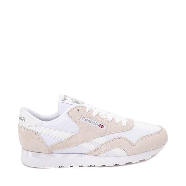 Mens Reebok Classic Nylon Athletic Shoe White Product Image