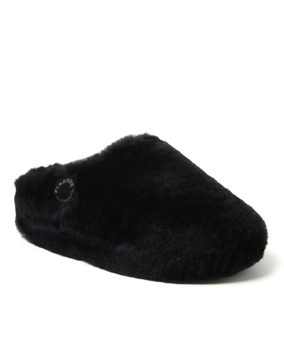 Fireside by Dearfoams Maryboro Women's Wrapped Platform Clog Slippers, Size: 7, Gray Product Image