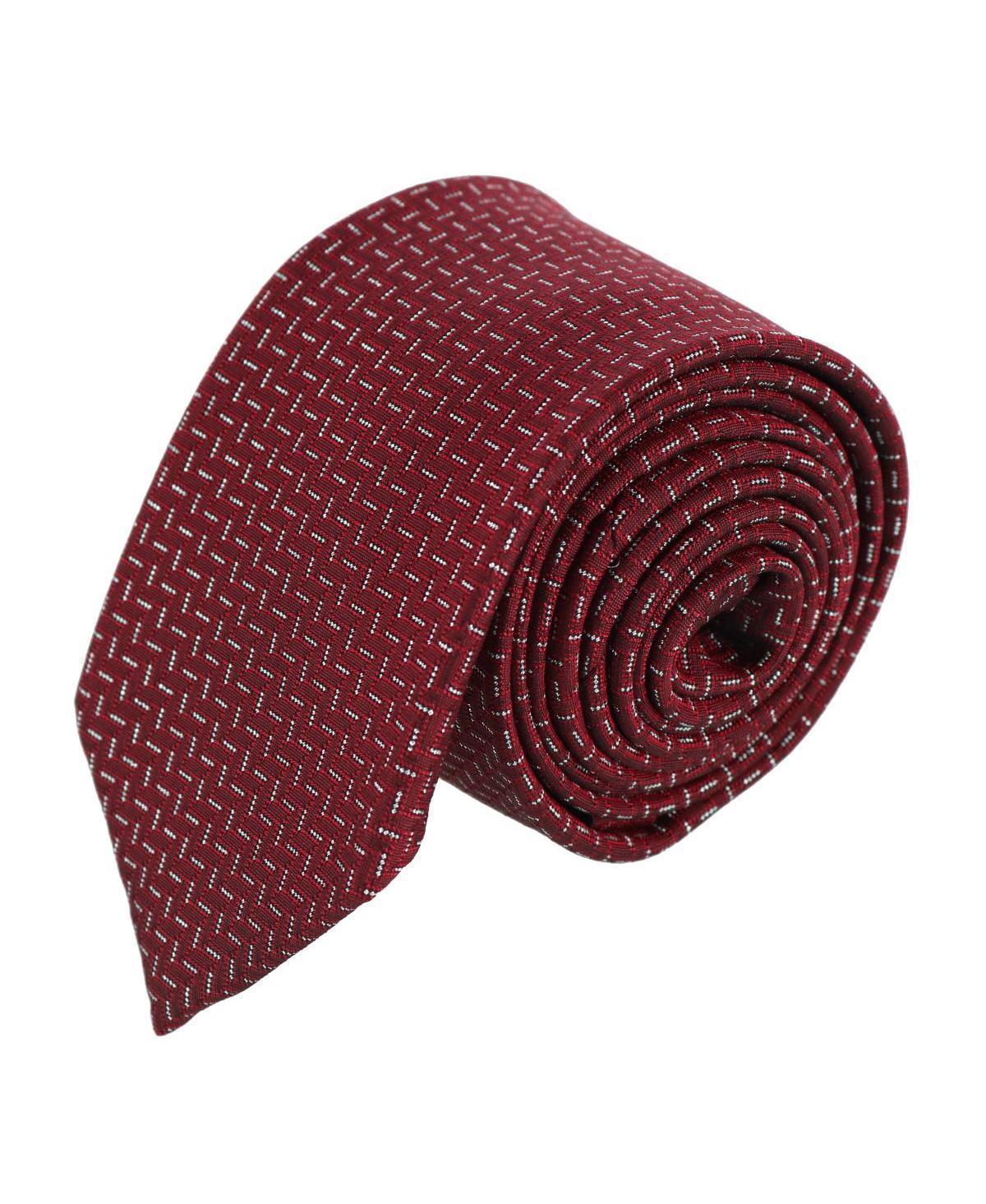 Trafalgar Mens Baldwin Metallic Dash Silk Business Necktie Product Image