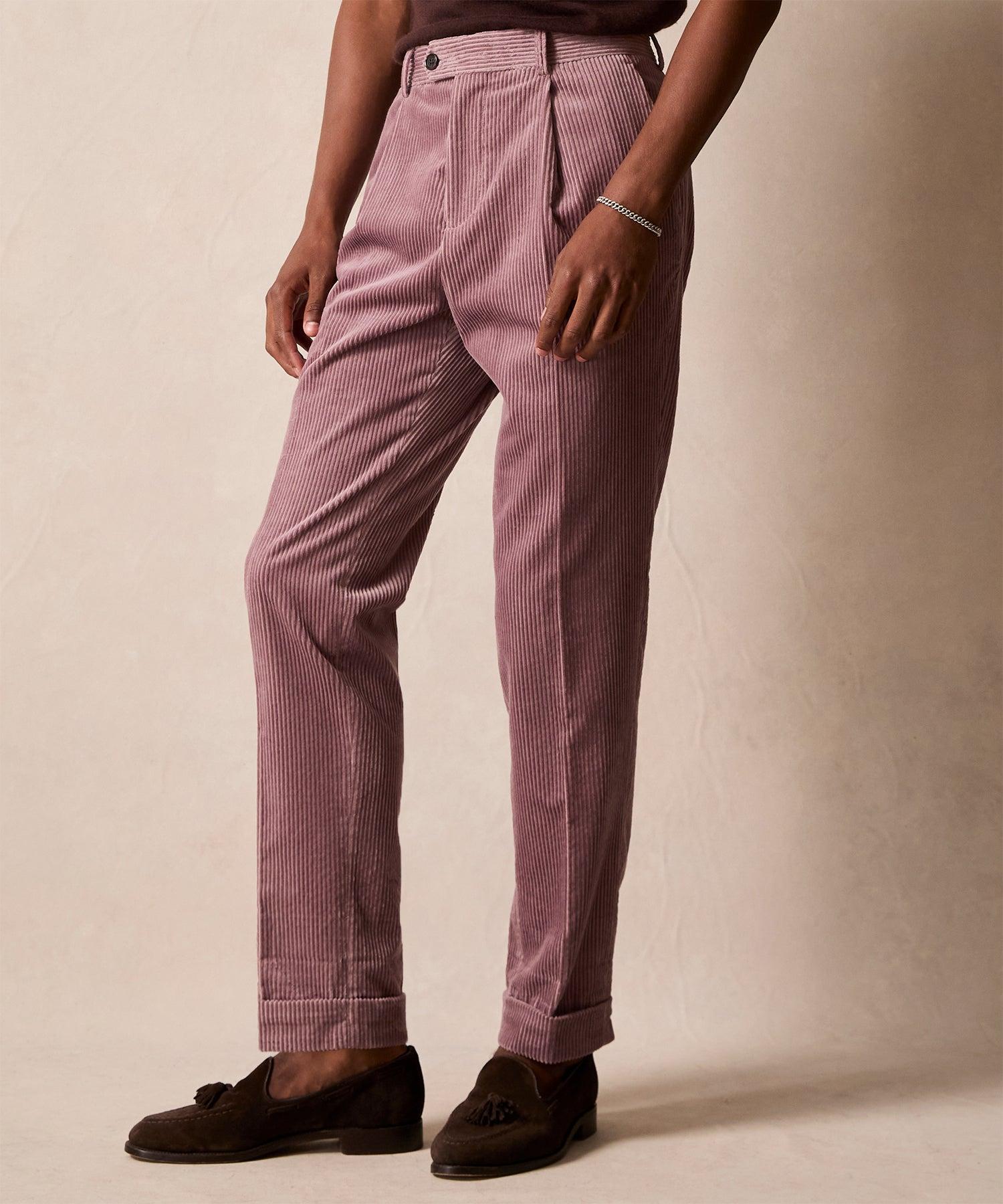 Italian Wide Wale Corduroy Madison Trouser Product Image