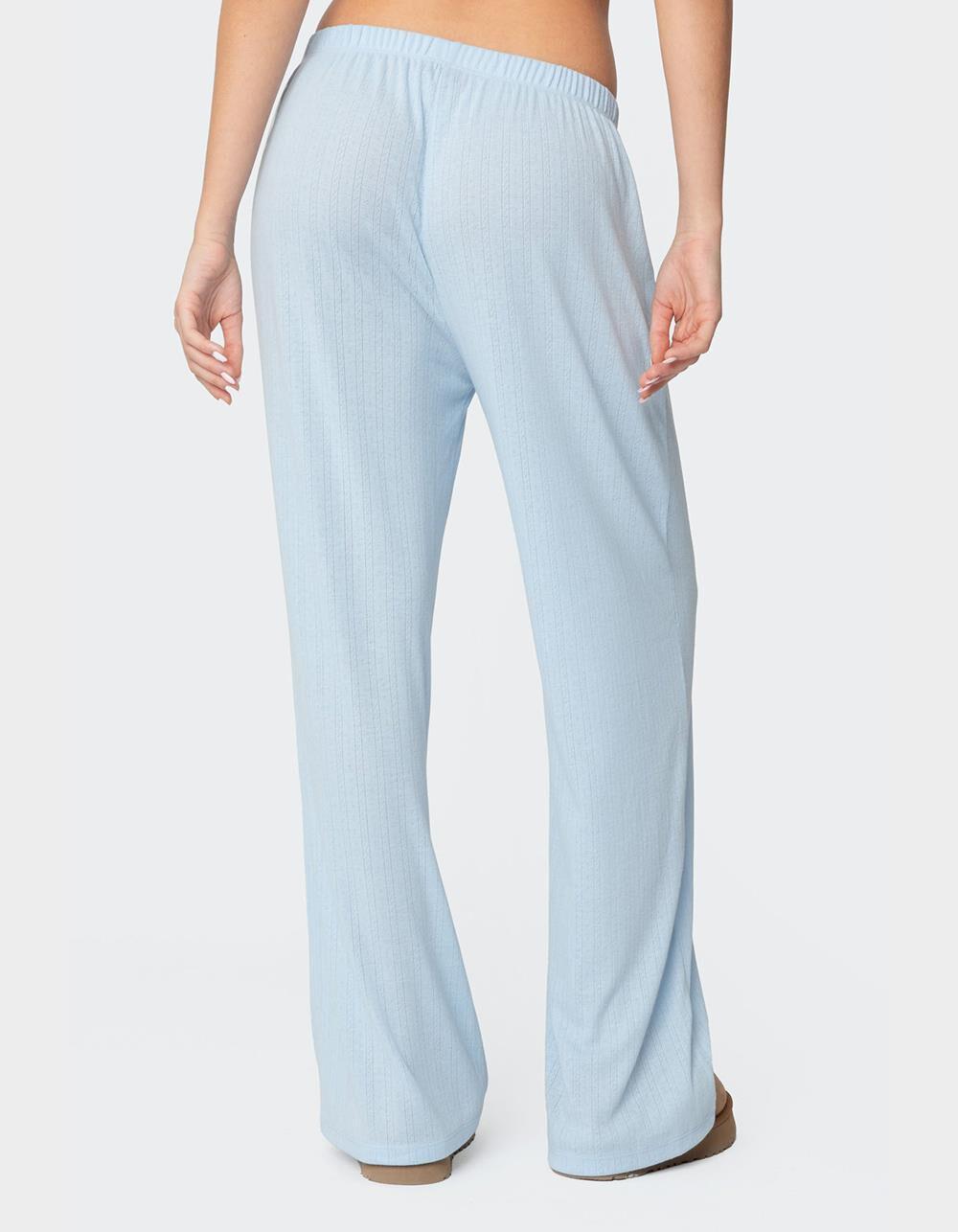 EDIKTED Ren Pointelle Pants Product Image