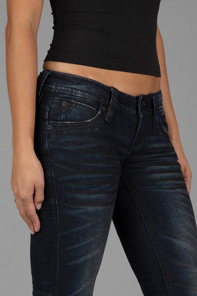 Gwen Super Low-Rise Bootcut Jeans Product Image