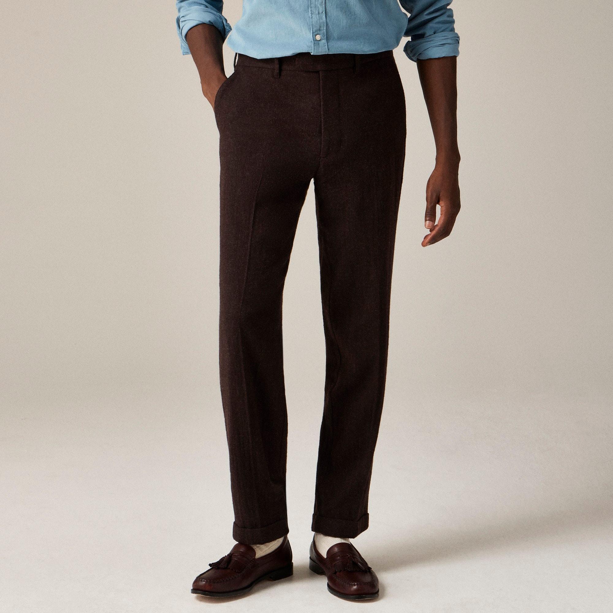 Classic creased trouser in Japanese wool blend Product Image
