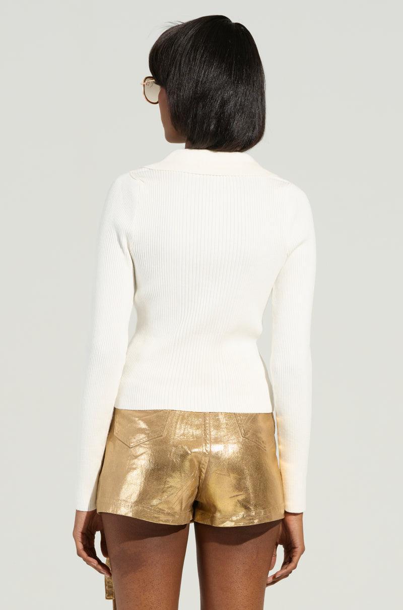 DONT MIND ME SWEATER IN WHITE Product Image
