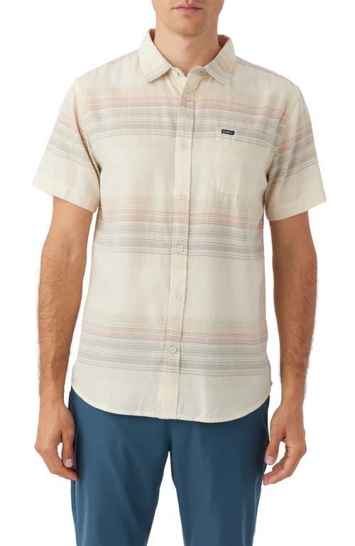 ONeill Mens Seafaring Stripe Short Sleeve Standard Shirt Product Image