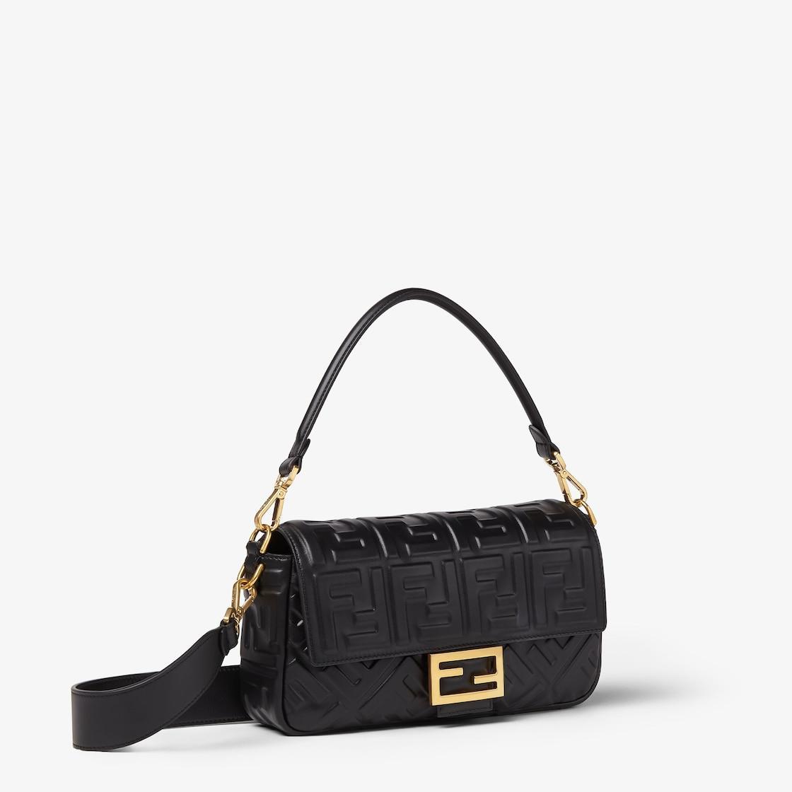 BaguetteBlack leather bag Product Image