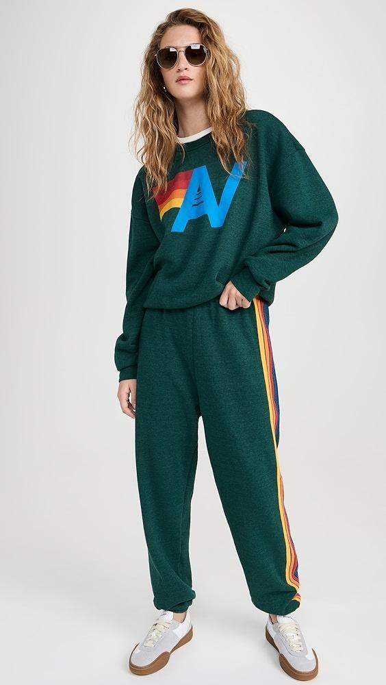 Aviator Nation Logo Crew Sweatshirt | Shopbop Product Image