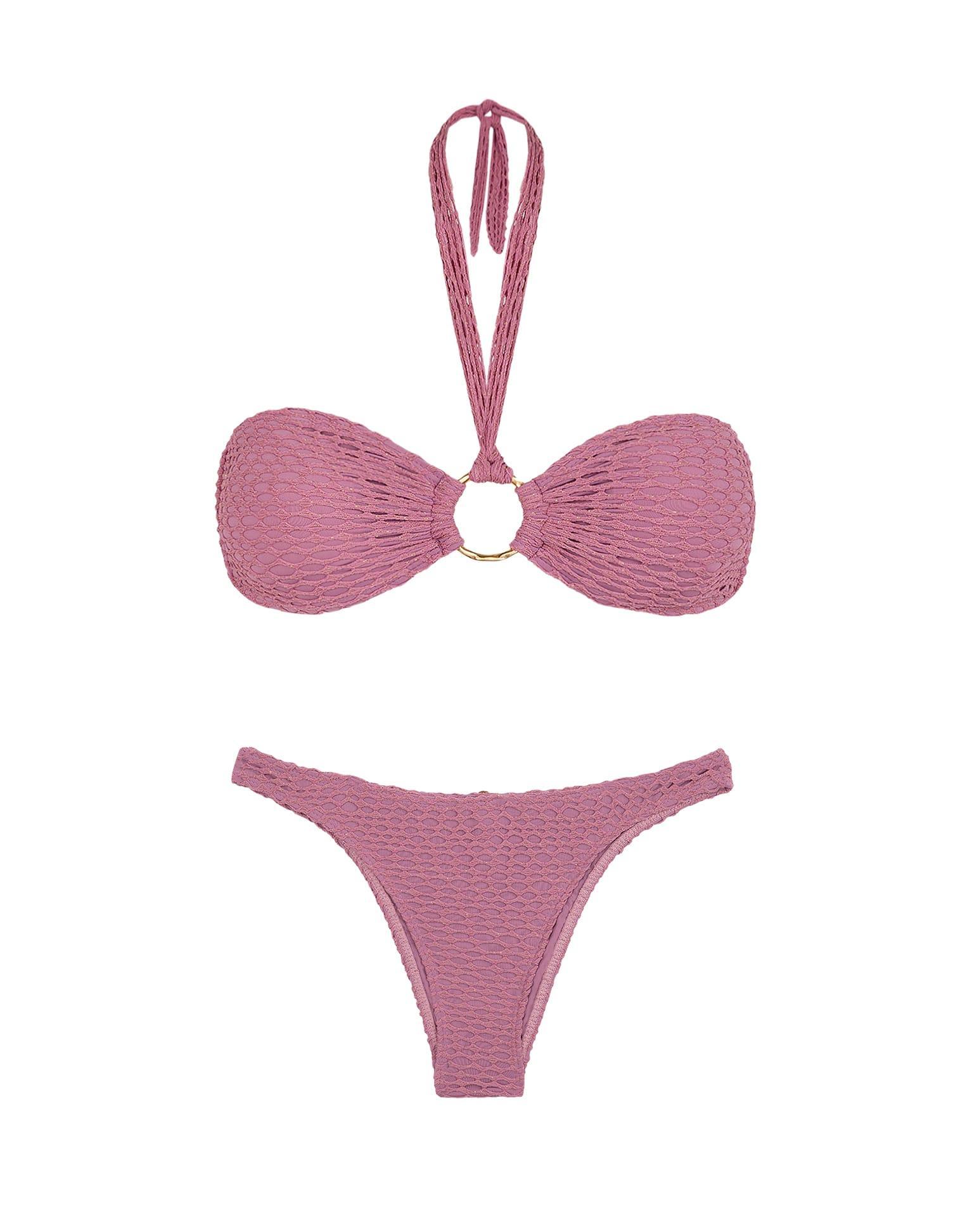 Mesh Ring Bandeau Top - Charming Product Image