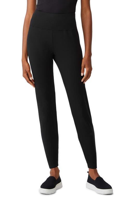 High-Rise Cropped Terry Leggings Product Image
