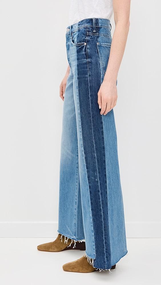 MOTHER The Tux Sidestepper Sneak Fray Jeans | Shopbop Product Image