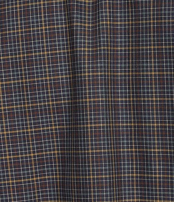 Cremieux Blue Label Plaid Heather Twill Long Sleeve Woven Shirt Product Image