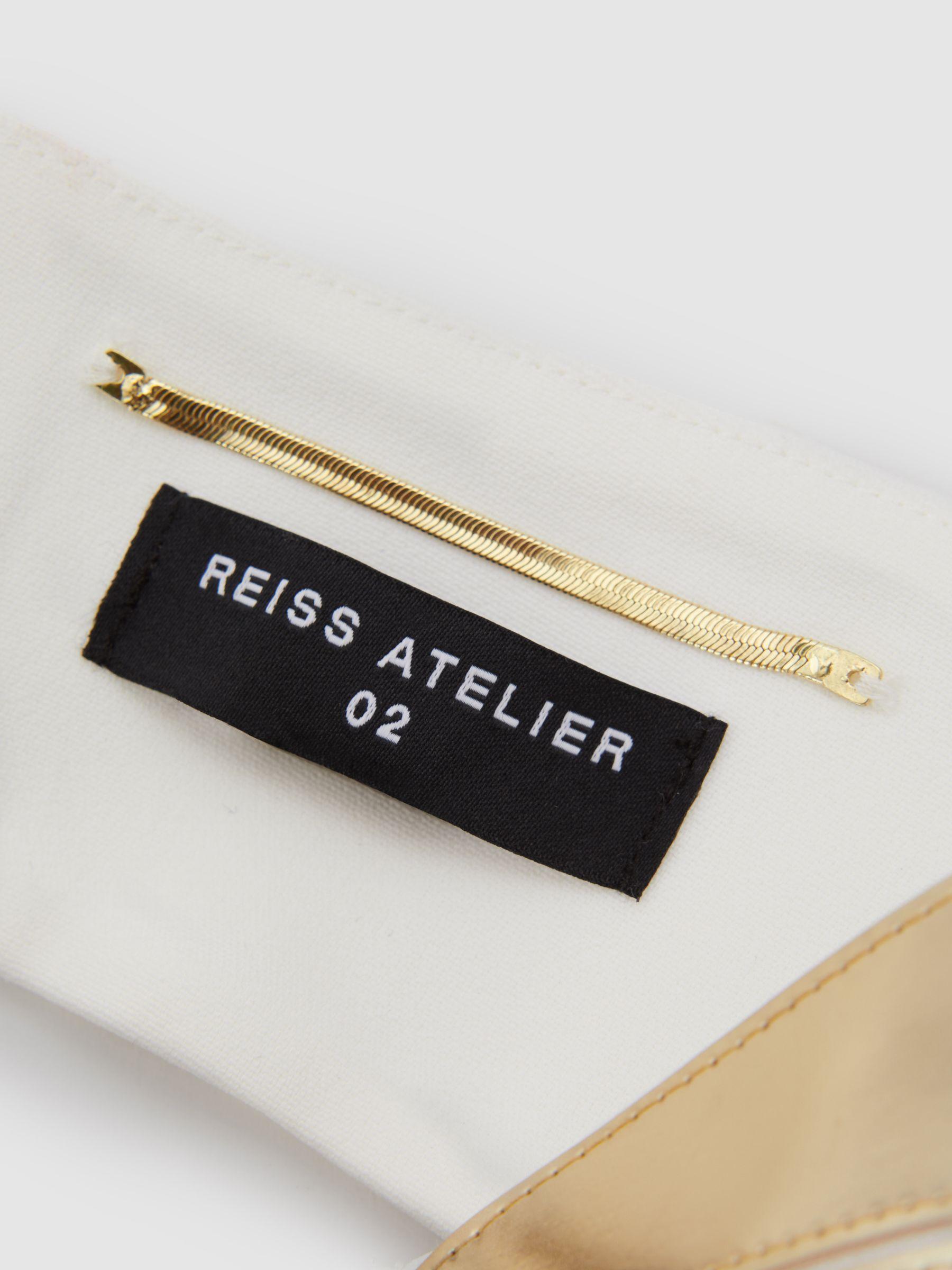 Atelier Metallic Bustier Top in Gold Product Image