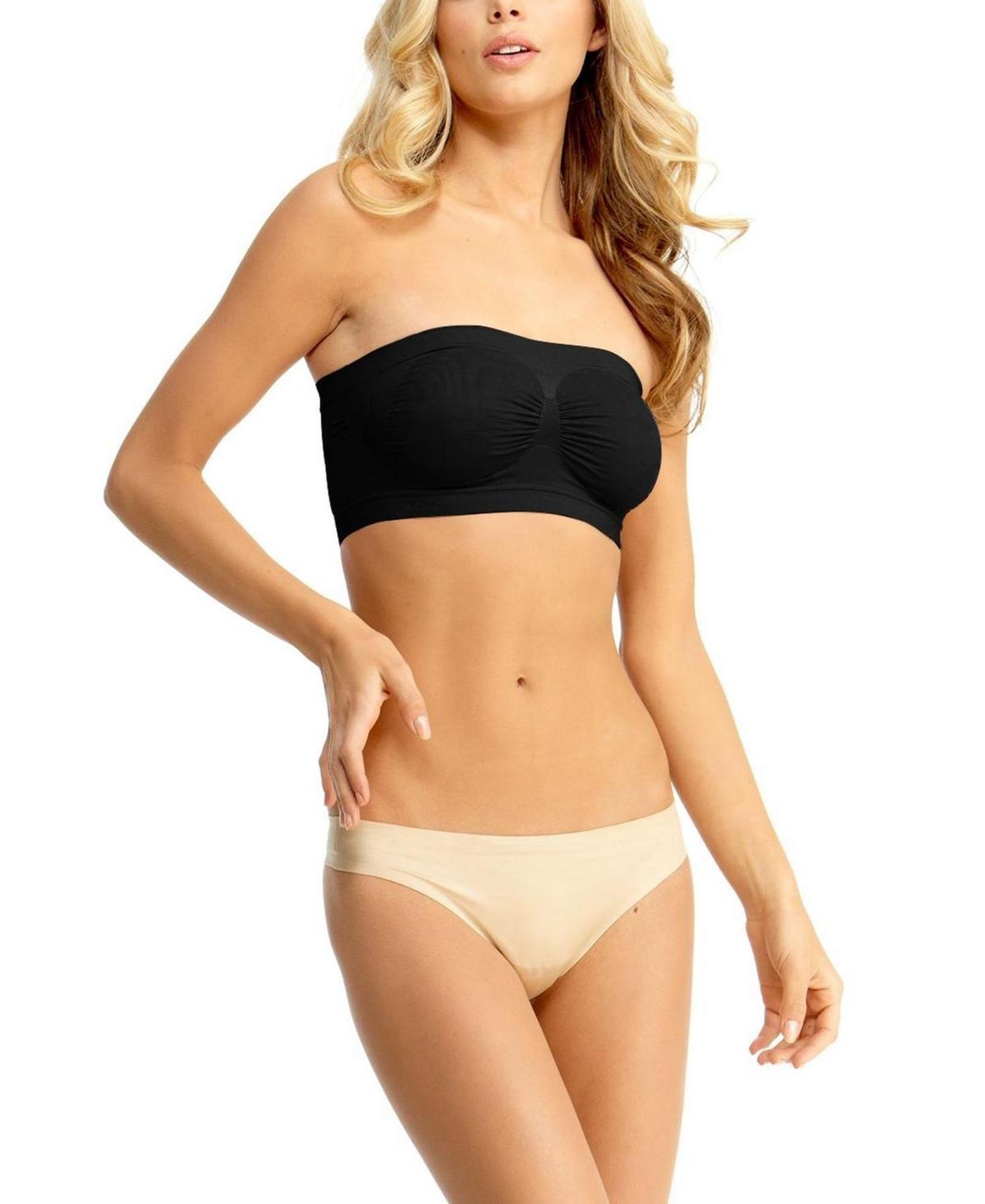 MeMoi Womens Strapless Seamless Bandeau Bra Shaper Product Image
