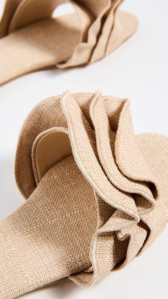 Larroudé Ivy Ruffle Sandals | Shopbop Product Image
