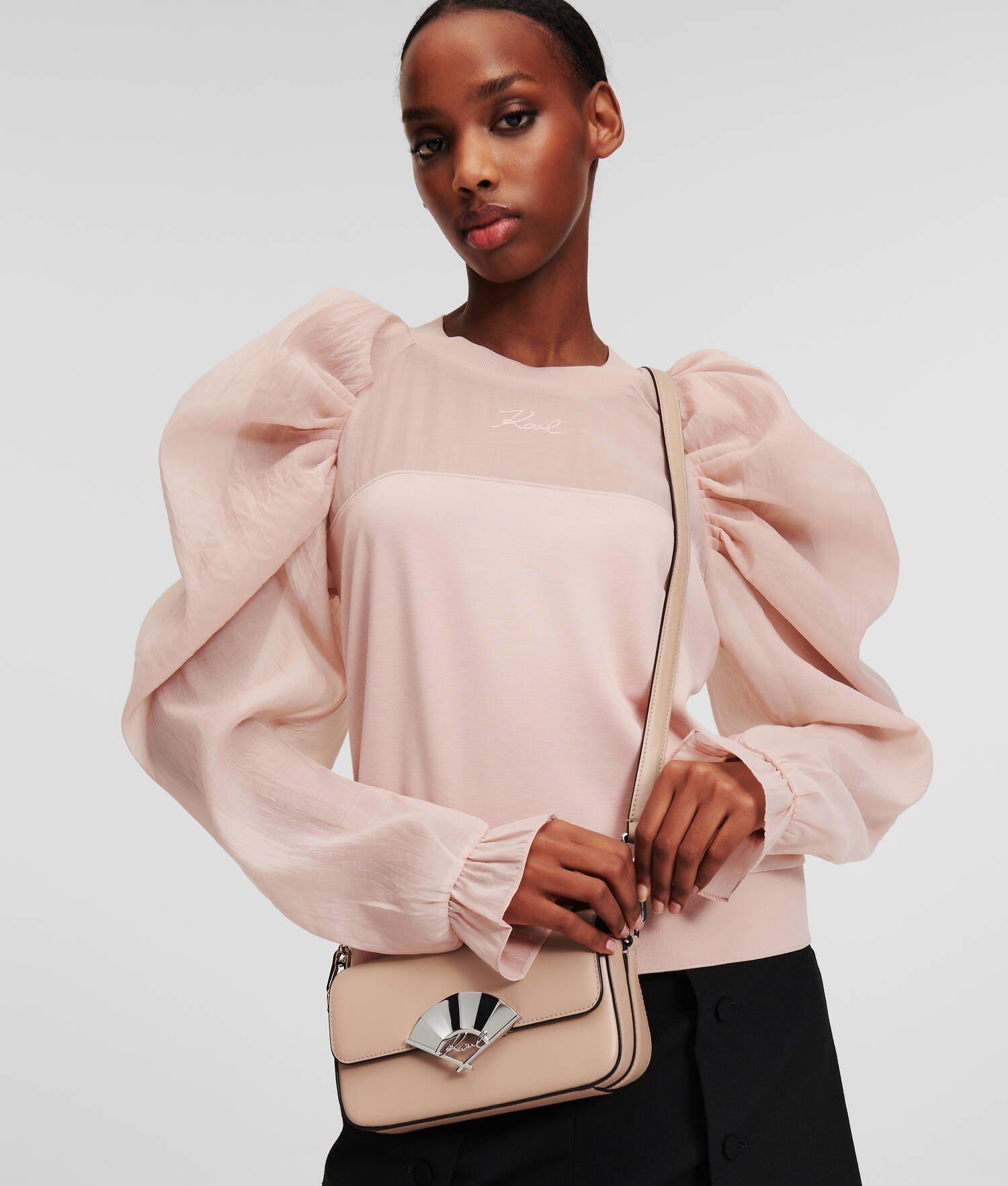 K/SIGNATURE FAN SMALL CROSSBODY BAG Product Image