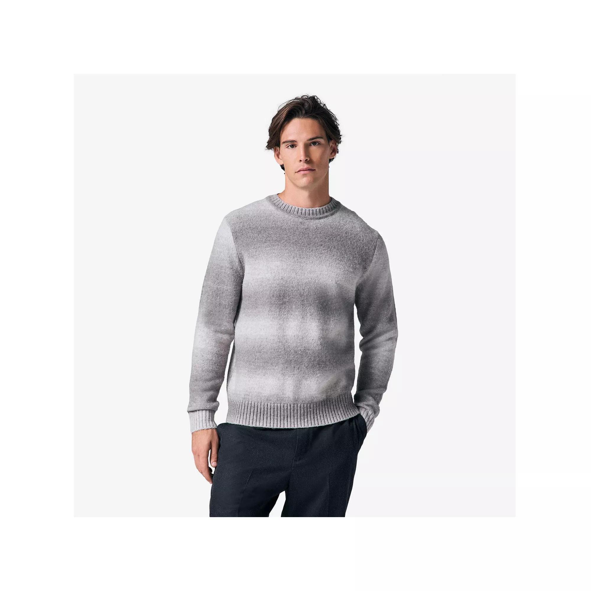 Mens NEXT Ombre Stripe Crew Sweater Product Image