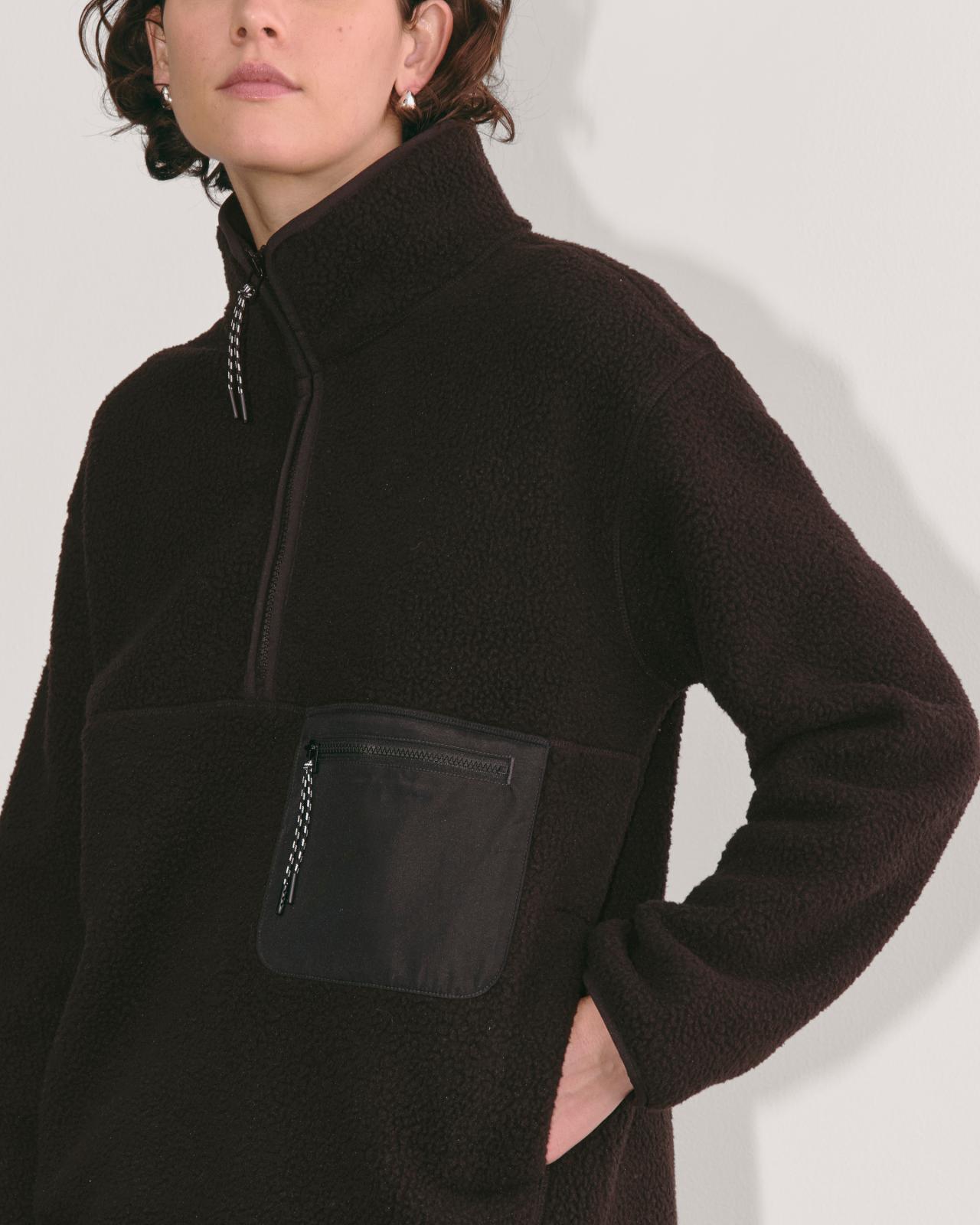 The ReNew Fleece Oversized Half-Zip Product Image