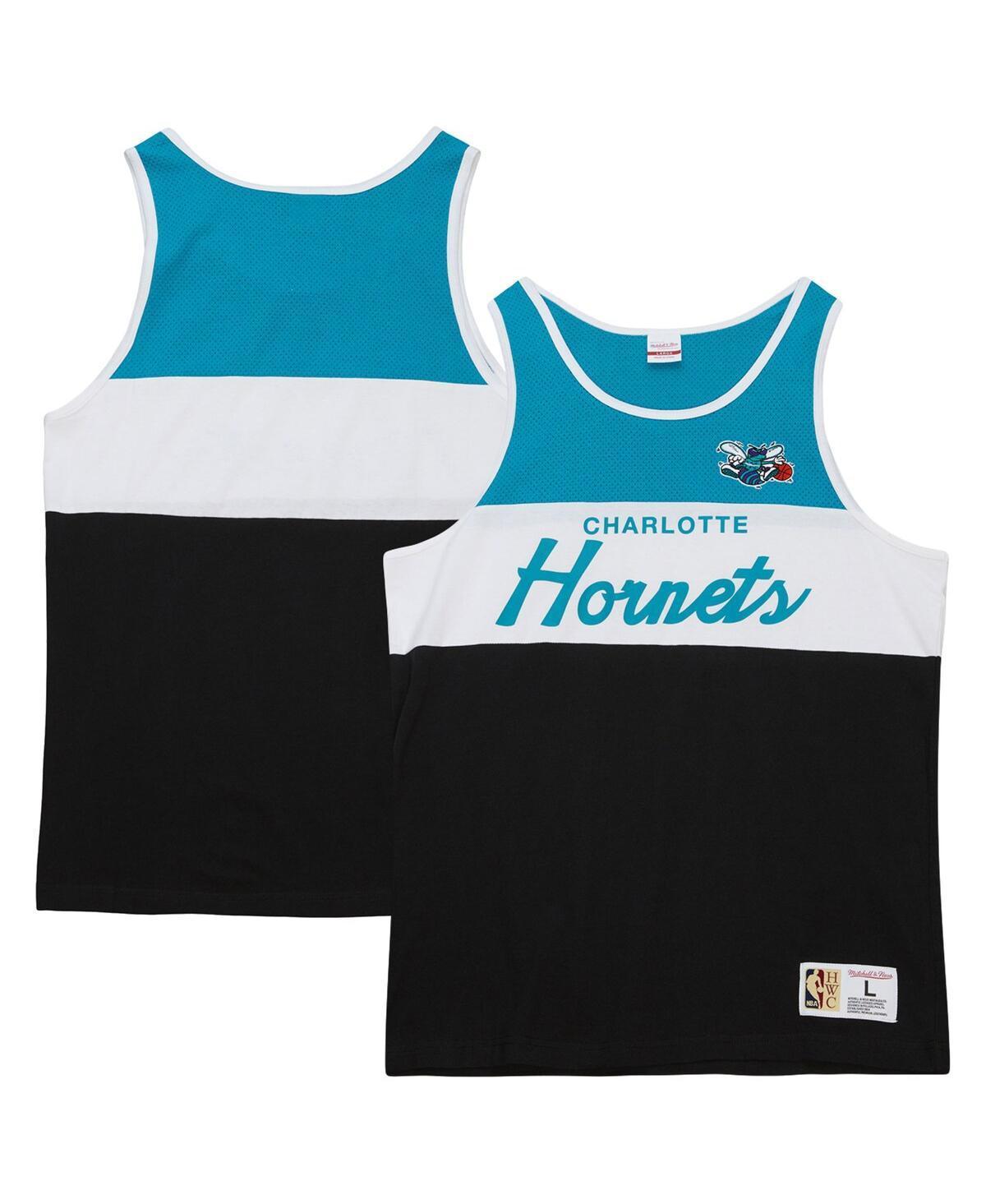 Men's Mitchell & Ness Black Charlotte Hornets Special Script Tank Top, Size: Medium, Chr Black Product Image