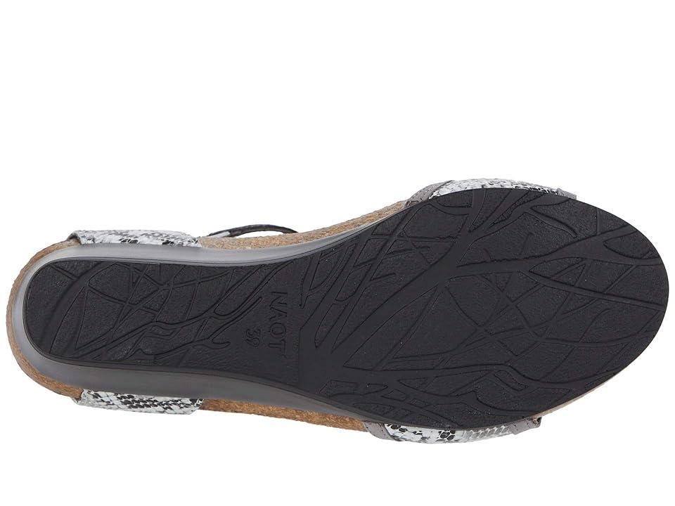 Naot Fiona (Gray Cobra Leather/Smoke Gray Nubuck/Metallic Onyx Leather) Women's Sandals Product Image