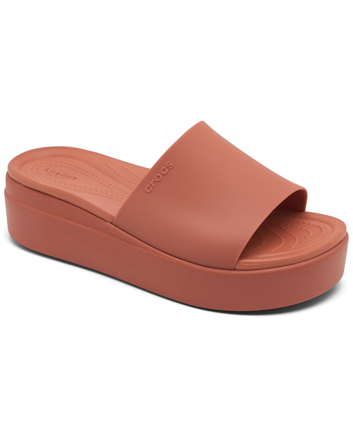 Crocs Brooklyn Women's Slide Sandals, Size: 6, Black Product Image