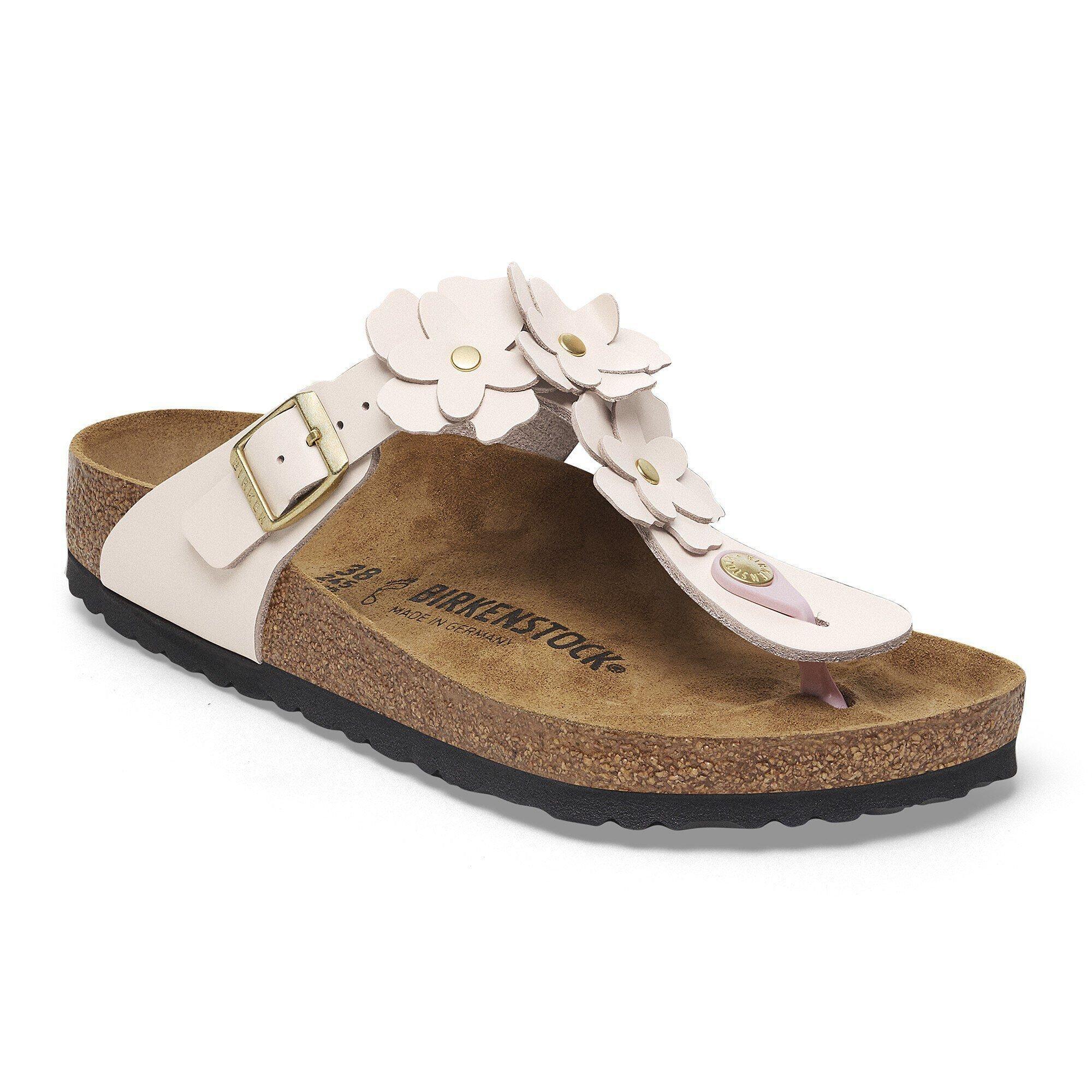 Gizeh Flower Embellishment Natural Leather Product Image