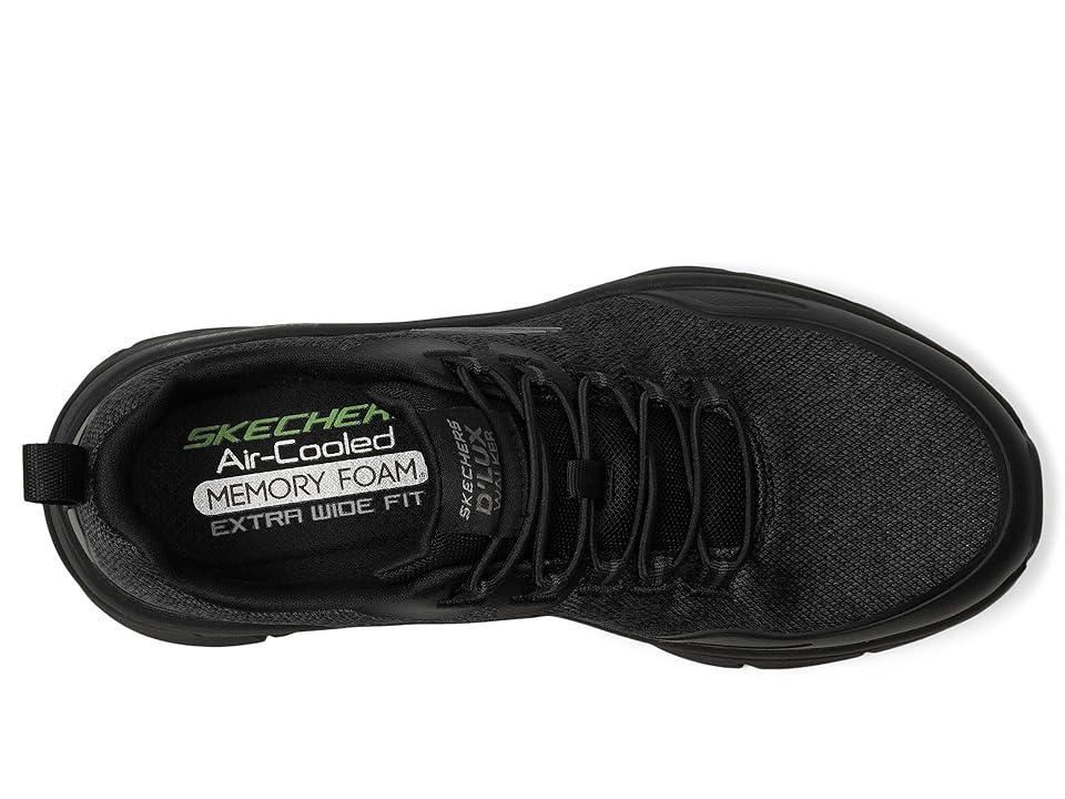 Skechers Relaxed Fit® D'Lux Walker 2.0 Steadyway Men's Shoes, Size: 8.5 Wide, Black Product Image
