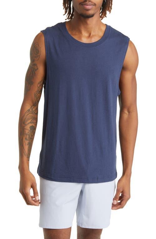 Alo Yoga | The Triumph Muscle Tank Top Blue Product Image