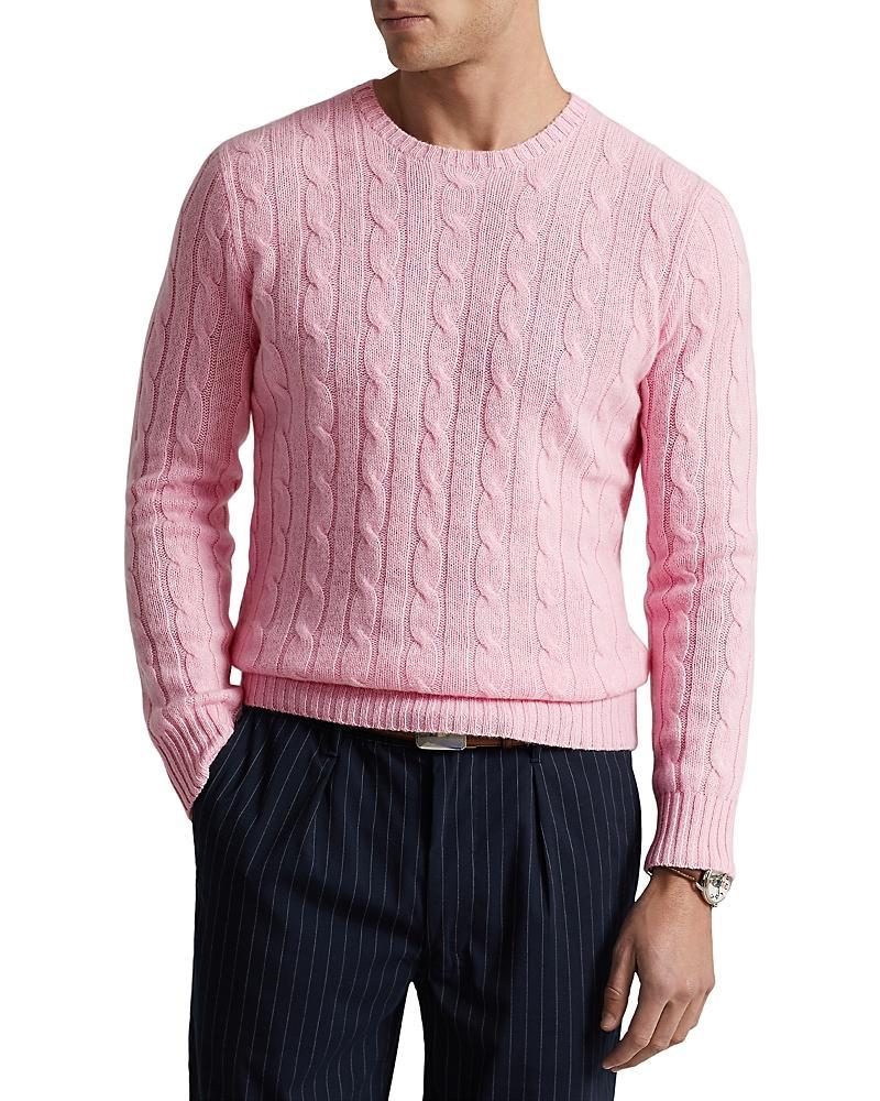 Polo Ralph Lauren Cashmere Cable Knit Crewneck Sweater Product Image