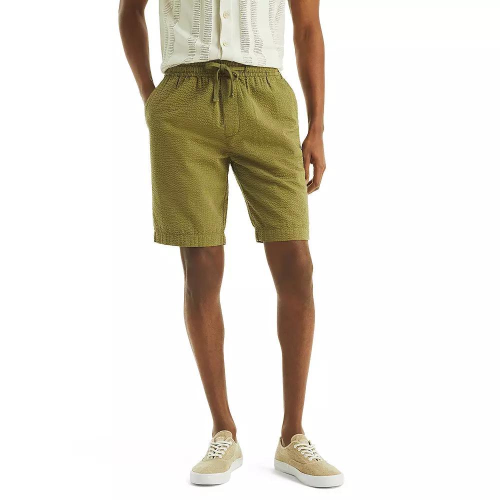 Men's Nautica Seersucker Shorts, Size: XL, Green Product Image