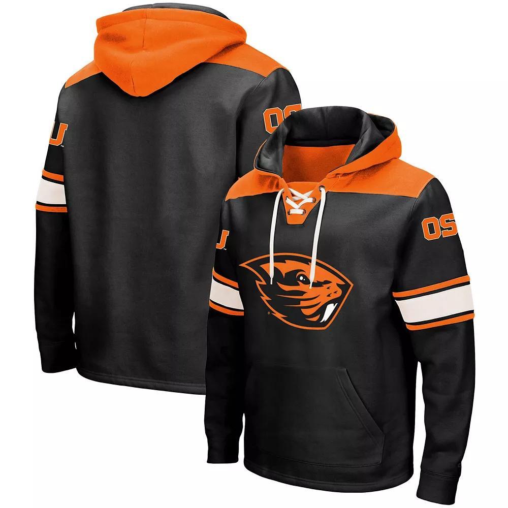 Men's Colosseum Black Oregon State Beavers 2.0 Lace-Up Hoodie, Size: Medium Product Image