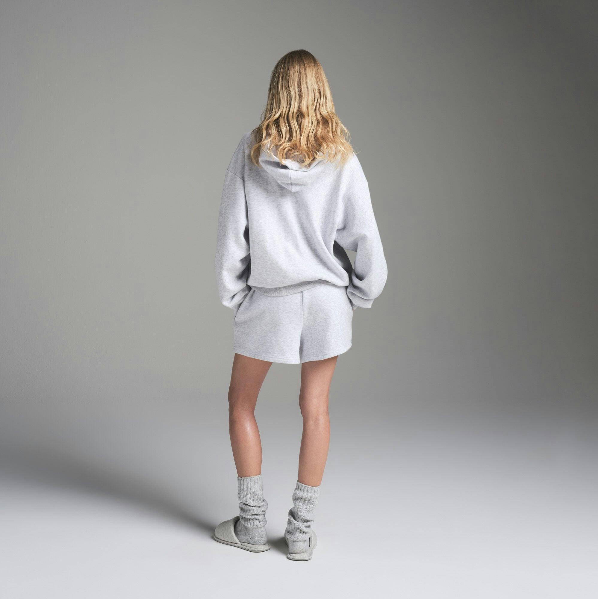 COTTON FLEECE CLASSIC HOODIE | LIGHT HEATHER GREY Product Image