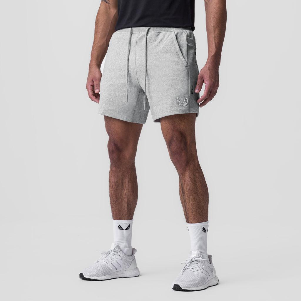 0867. Tech-Terry™ Sidelock Sweat Short - Heather Grey Product Image