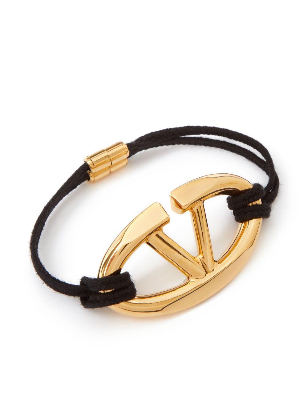 V-Logo cotton bracelet Product Image